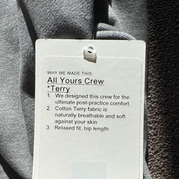 Lululemon Gray Crewneck Sweater - Picture 3 of 3